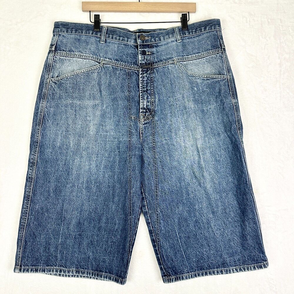 Marithe Francois Girbaud Vintage 90s Brand X Long Short Baggy Size 40x15 Skater
